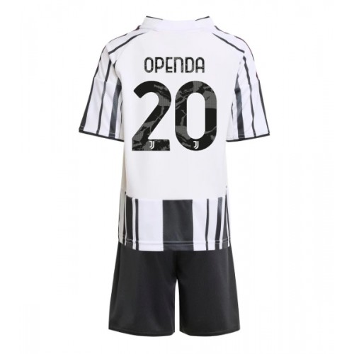 Juventus Lois Openda #20 Dětské Domácí Dres 2025-26 Krátký Rukáv (+ trenýrky)