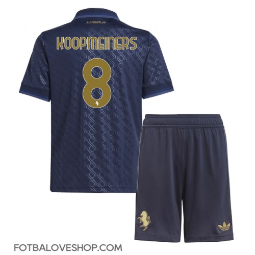 Juventus Teun Koopmeiners #8 Dětské Alternativní Dres 2024-25 Krátký Rukáv (+ trenýrky)