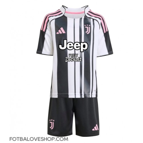 Juventus Teun Koopmeiners #8 Dětské Domácí Dres 2025-26 Krátký Rukáv (+ trenýrky)