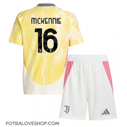 Juventus Weston McKennie #16 Dětské Venkovní Dres 2024-25 Krátký Rukáv (+ trenýrky)