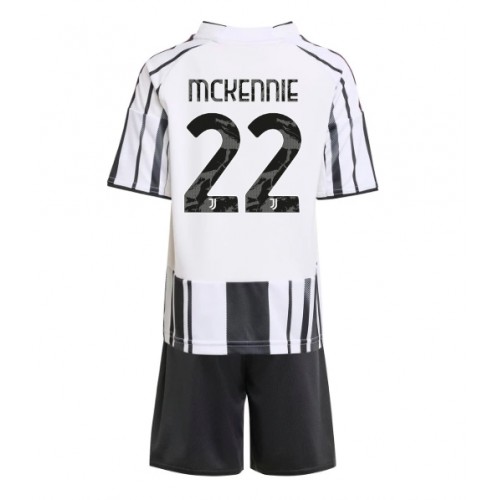Juventus Weston McKennie #22 Dětské Domácí Dres 2025-26 Krátký Rukáv (+ trenýrky)