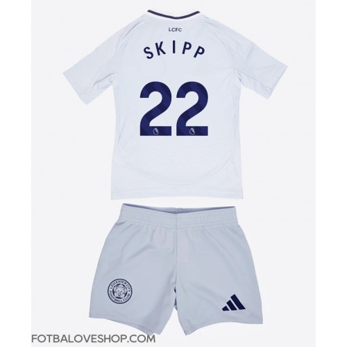 Leicester City Oliver Skipp #22 Dětské Alternativní Dres 2024-25 Krátký Rukáv (+ trenýrky)