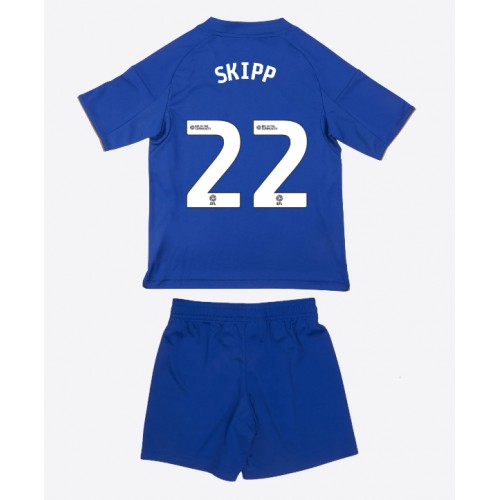 Leicester City Oliver Skipp #22 Dětské Domácí Dres 2025-26 Krátký Rukáv (+ trenýrky)