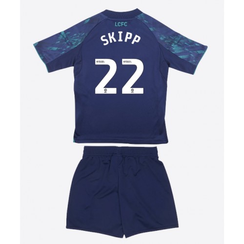 Leicester City Oliver Skipp #22 Dětské Venkovní Dres 2025-26 Krátký Rukáv (+ trenýrky)