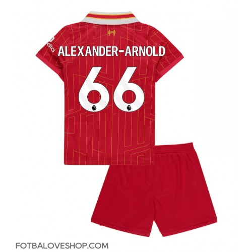 Liverpool Alexander-Arnold #66 Dětské Domácí Dres 2024-25 Krátký Rukáv (+ trenýrky)