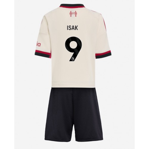 Liverpool Alexander Isak #9 Dětské Venkovní Dres 2025-26 Krátký Rukáv (+ trenýrky)