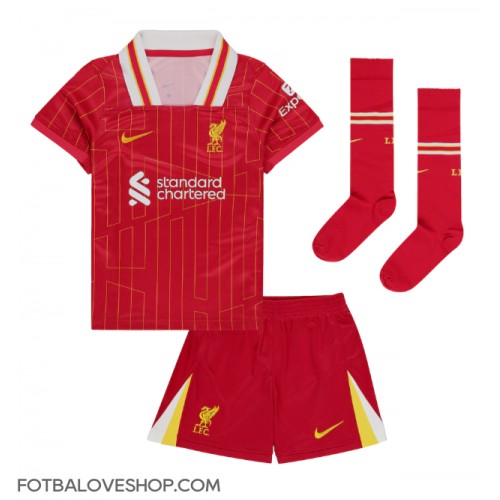 Liverpool Alexis Mac Allister #10 Dětské Domácí Dres 2024-25 Krátký Rukáv (+ trenýrky)