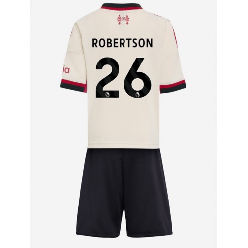 Liverpool Andrew Robertson #26 Dětské Venkovní Dres 2025-26 Krátký Rukáv (+ trenýrky)