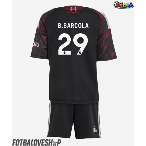Liverpool Bradley Barcola #29 Dětské Alternativní Dres 2026-27 Krátký Rukáv (+ trenýrky)