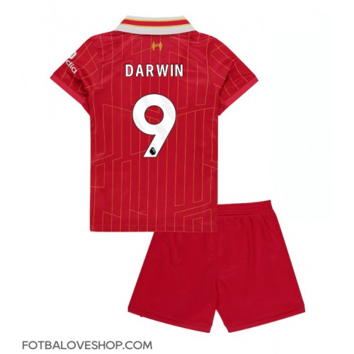 Liverpool Darwin Nunez #9 Dětské Domácí Dres 2024-25 Krátký Rukáv (+ trenýrky)