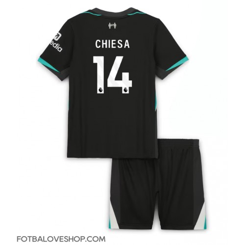 Liverpool Federico Chiesa #14 Dětské Venkovní Dres 2024-25 Krátký Rukáv (+ trenýrky)