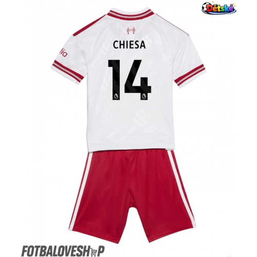 Liverpool Federico Chiesa #14 Dětské Venkovní Dres 2026-27 Krátký Rukáv (+ trenýrky)