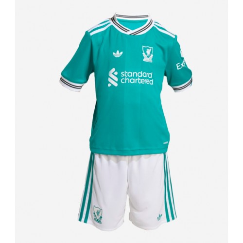 Liverpool Hugo Ekitike #22 Dětské Alternativní Dres 2025-26 Krátký Rukáv (+ trenýrky)