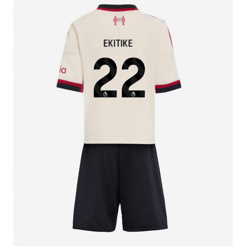 Liverpool Hugo Ekitike #22 Dětské Venkovní Dres 2025-26 Krátký Rukáv (+ trenýrky)