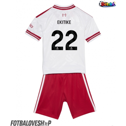 Liverpool Hugo Ekitike #22 Dětské Venkovní Dres 2026-27 Krátký Rukáv (+ trenýrky)