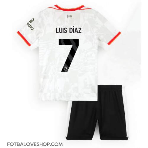 Liverpool Luis Diaz #7 Dětské Alternativní Dres 2024-25 Krátký Rukáv (+ trenýrky)