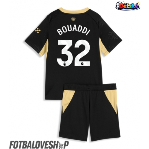 Manchester City Ayyoub Bouaddi #32 Dětské Venkovní Dres 2026-27 Krátký Rukáv (+ trenýrky)