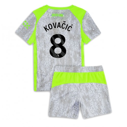 Manchester City Mateo Kovacic #8 Dětské Alternativní Dres 2025-26 Krátký Rukáv (+ trenýrky)