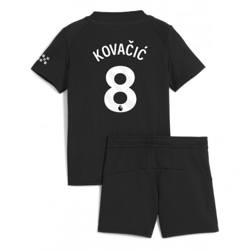 Manchester City Mateo Kovacic #8 Dětské Venkovní Dres 2025-26 Krátký Rukáv (+ trenýrky)