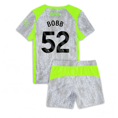 Manchester City Oscar Bobb #52 Dětské Alternativní Dres 2025-26 Krátký Rukáv (+ trenýrky)