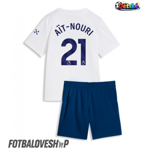 Manchester City Rayan Ait-Nouri #21 Dětské Alternativní Dres 2026-27 Krátký Rukáv (+ trenýrky)