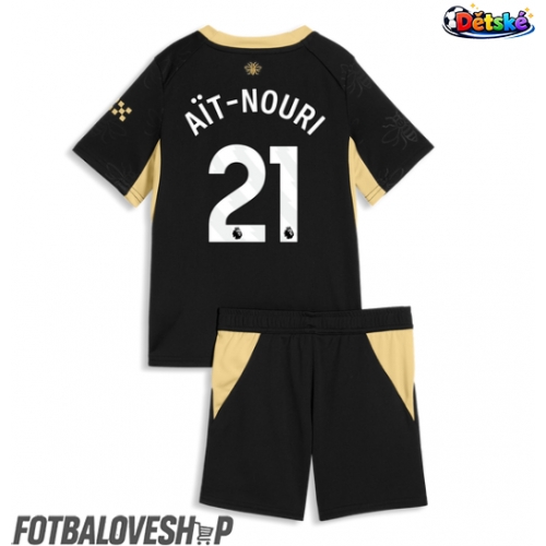 Manchester City Rayan Ait-Nouri #21 Dětské Venkovní Dres 2026-27 Krátký Rukáv (+ trenýrky)