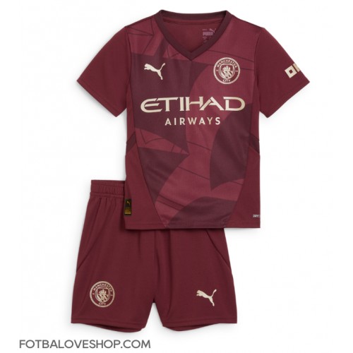 Manchester City Ruben Dias #3 Dětské Alternativní Dres 2024-25 Krátký Rukáv (+ trenýrky)