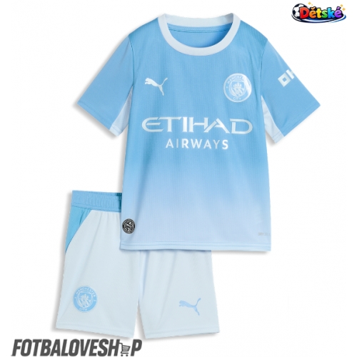 Manchester City Ruben Dias #3 Dětské Domácí Dres 2026-27 Krátký Rukáv (+ trenýrky)