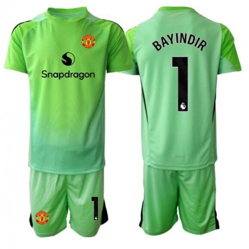 Manchester United Altay Bayindir #1 Brankářské Dětské Alternativní Dres 2025-26 Krátký Rukáv (+ trenýrky)