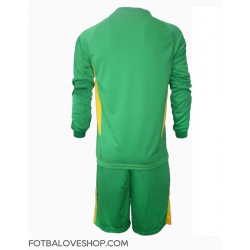 Manchester United Brankářské Dětské Alternativní Dres 2024-25 Dlouhý Rukáv (+ trenýrky)