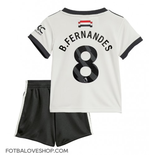Manchester United Bruno Fernandes #8 Dětské Alternativní Dres 2024-25 Krátký Rukáv (+ trenýrky)