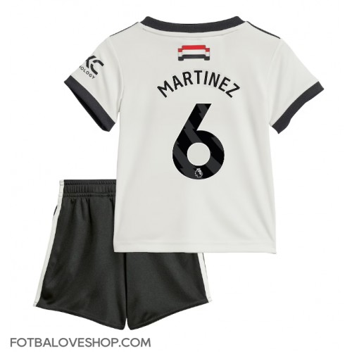 Manchester United Lisandro Martinez #6 Dětské Alternativní Dres 2024-25 Krátký Rukáv (+ trenýrky)