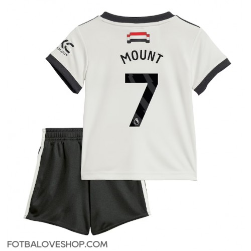 Manchester United Mason Mount #7 Dětské Alternativní Dres 2024-25 Krátký Rukáv (+ trenýrky)
