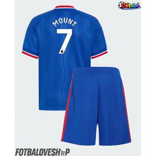 Manchester United Mason Mount #7 Dětské Venkovní Dres 2026-27 Krátký Rukáv (+ trenýrky)