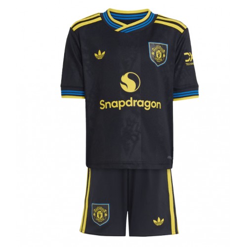 Manchester United Matheus Cunha #10 Dětské Alternativní Dres 2025-26 Krátký Rukáv (+ trenýrky)
