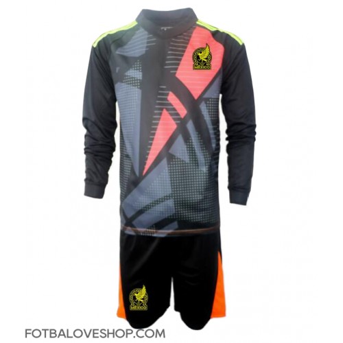 Mexiko Brankářské Dětské Domácí Dres Copa America 2024 Dlouhý Rukáv (+ trenýrky)