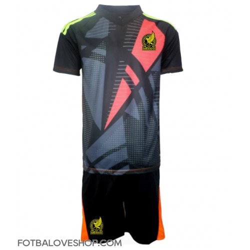 Mexiko Brankářské Dětské Domácí Dres Copa America 2024 Krátký Rukáv (+ trenýrky)