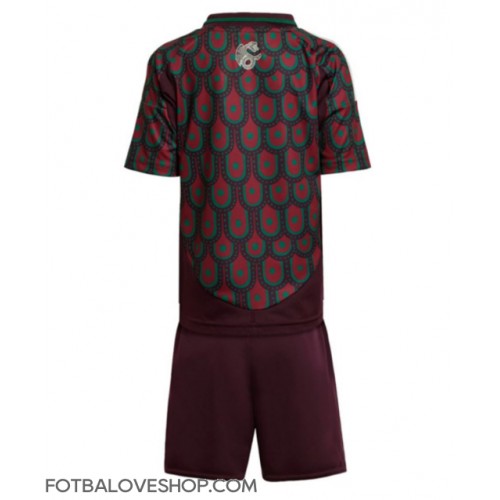 Mexiko Dětské Domácí Dres Copa America 2024 Krátký Rukáv (+ trenýrky)