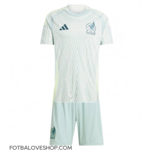 Mexiko Dětské Venkovní Dres Copa America 2024 Krátký Rukáv (+ trenýrky)