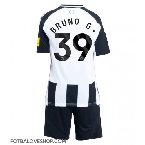 Newcastle United Bruno Guimaraes #39 Dětské Domácí Dres 2024-25 Krátký Rukáv (+ trenýrky)