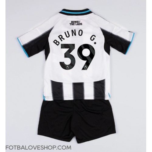 Newcastle United Bruno Guimaraes #39 Dětské Domácí Dres 2025-26 Krátký Rukáv (+ trenýrky)