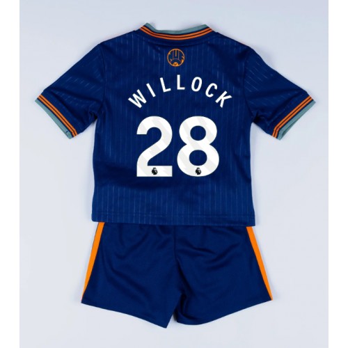 Newcastle United Joe Willock #28 Dětské Alternativní Dres 2025-26 Krátký Rukáv (+ trenýrky)