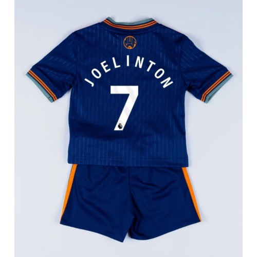 Newcastle United Joelinton #7 Dětské Alternativní Dres 2025-26 Krátký Rukáv (+ trenýrky)