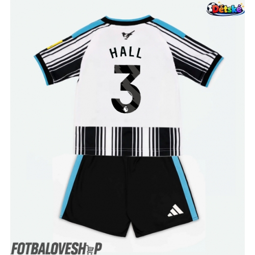 Newcastle United Lewis Hall #3 Dětské Domácí Dres 2026-27 Krátký Rukáv (+ trenýrky)