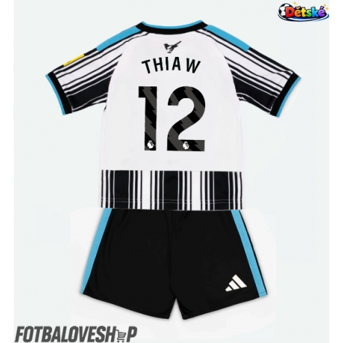 Newcastle United Malick Thiaw #12 Dětské Domácí Dres 2026-27 Krátký Rukáv (+ trenýrky)