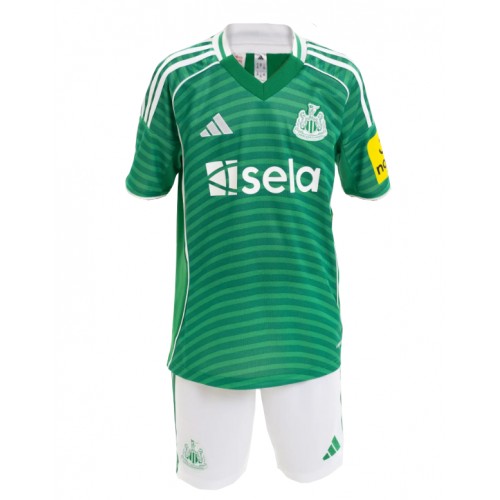 Newcastle United Nick Woltemade #27 Dětské Venkovní Dres 2025-26 Krátký Rukáv (+ trenýrky)
