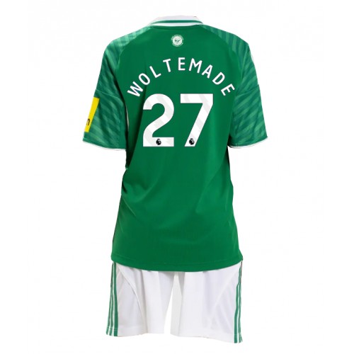Newcastle United Nick Woltemade #27 Dětské Venkovní Dres 2025-26 Krátký Rukáv (+ trenýrky)