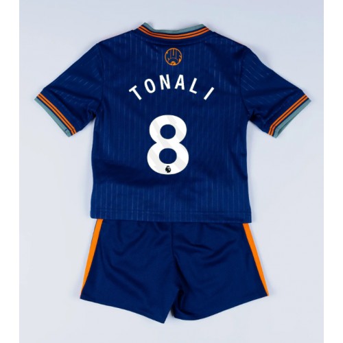 Newcastle United Sandro Tonali #8 Dětské Alternativní Dres 2025-26 Krátký Rukáv (+ trenýrky)