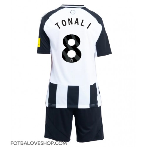 Newcastle United Sandro Tonali #8 Dětské Domácí Dres 2024-25 Krátký Rukáv (+ trenýrky)