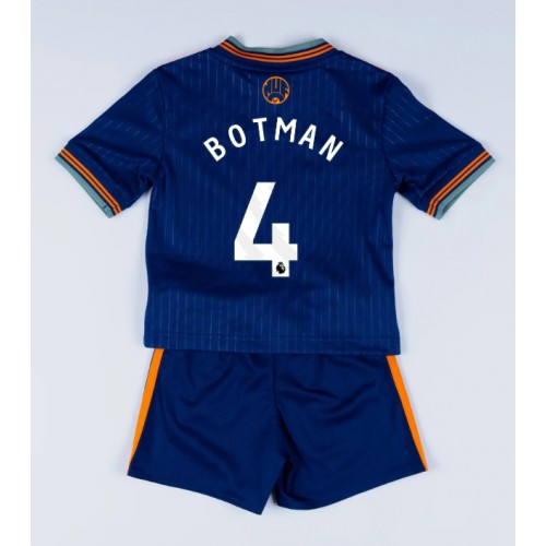 Newcastle United Sven Botman #4 Dětské Alternativní Dres 2025-26 Krátký Rukáv (+ trenýrky)